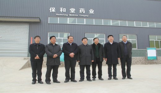 河南省焦作市领导来我公司参观考察